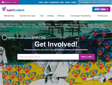 Tablet Screenshot of judoscotland.com